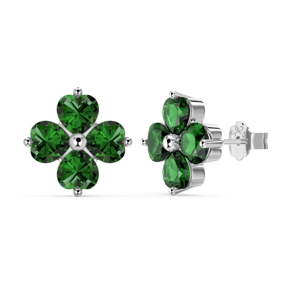 Fourleaf dot studs