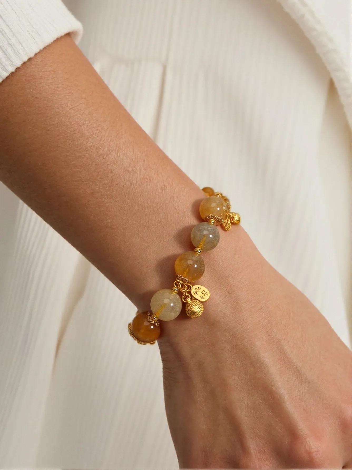 Golden Horizon Natural Rutilated Quartz