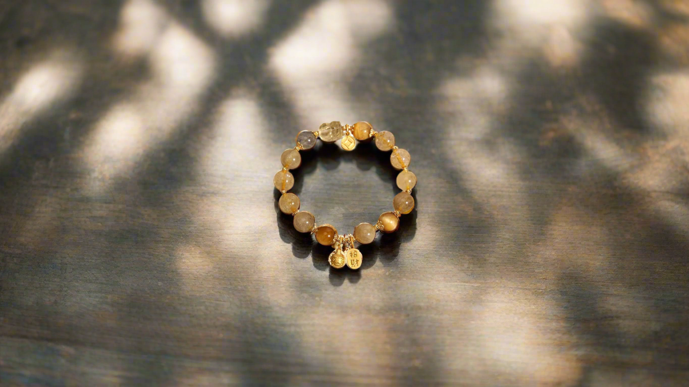 Golden Horizon Natural Rutilated Quartz